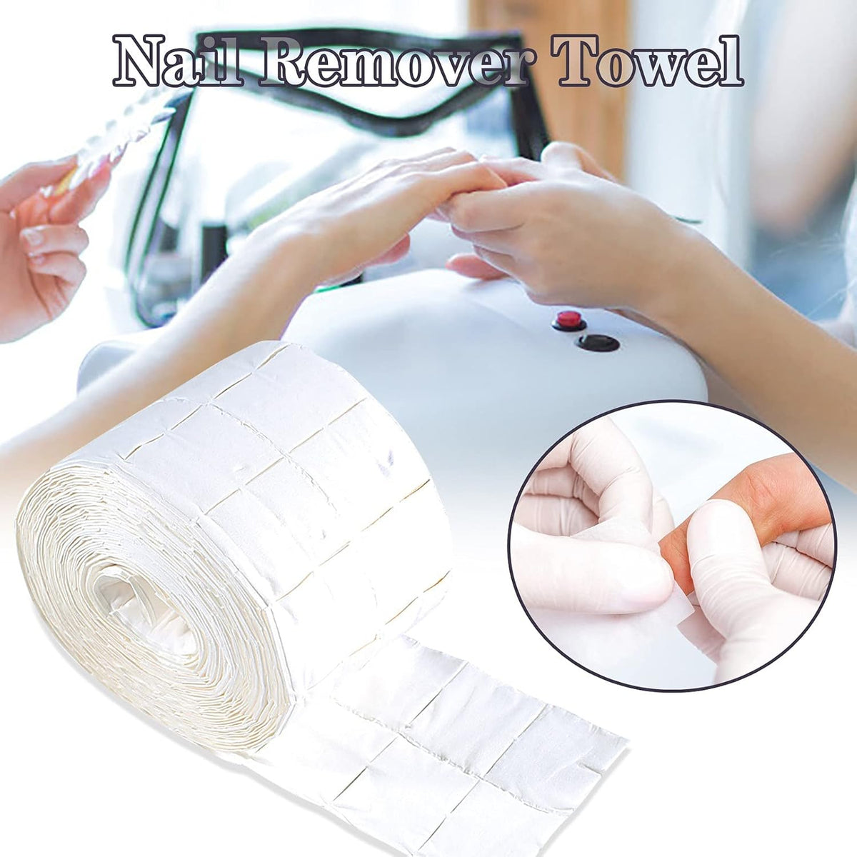 Lint Free Nail Polish Remover Wipes (500 PCS)