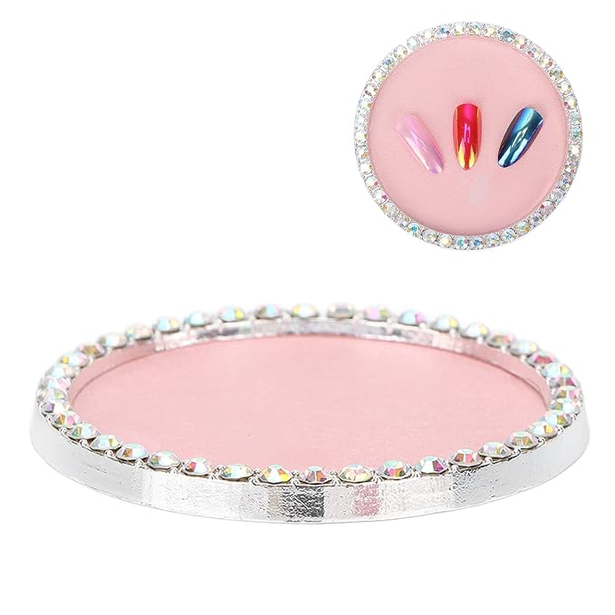 Color Mixing Rhinestones Palette Nail Art Painting