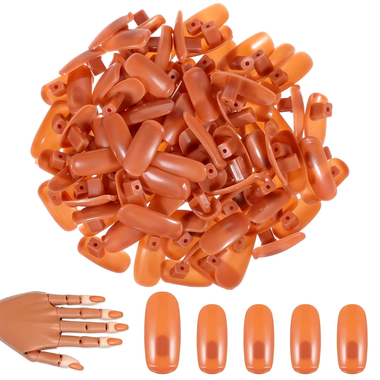 100 Pieces Practice Nail Tips