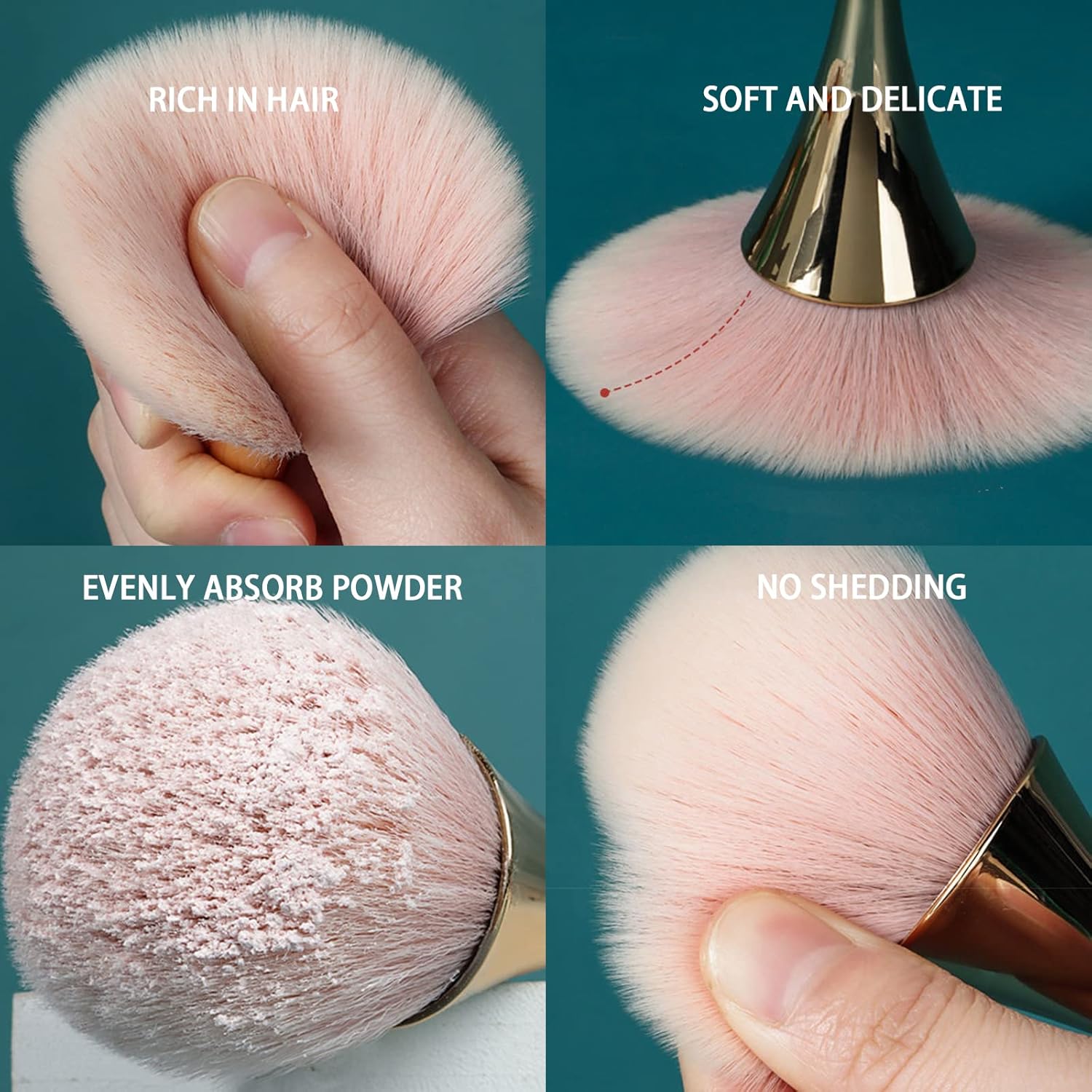 Large Nail Soft Dust Cleaning Brush