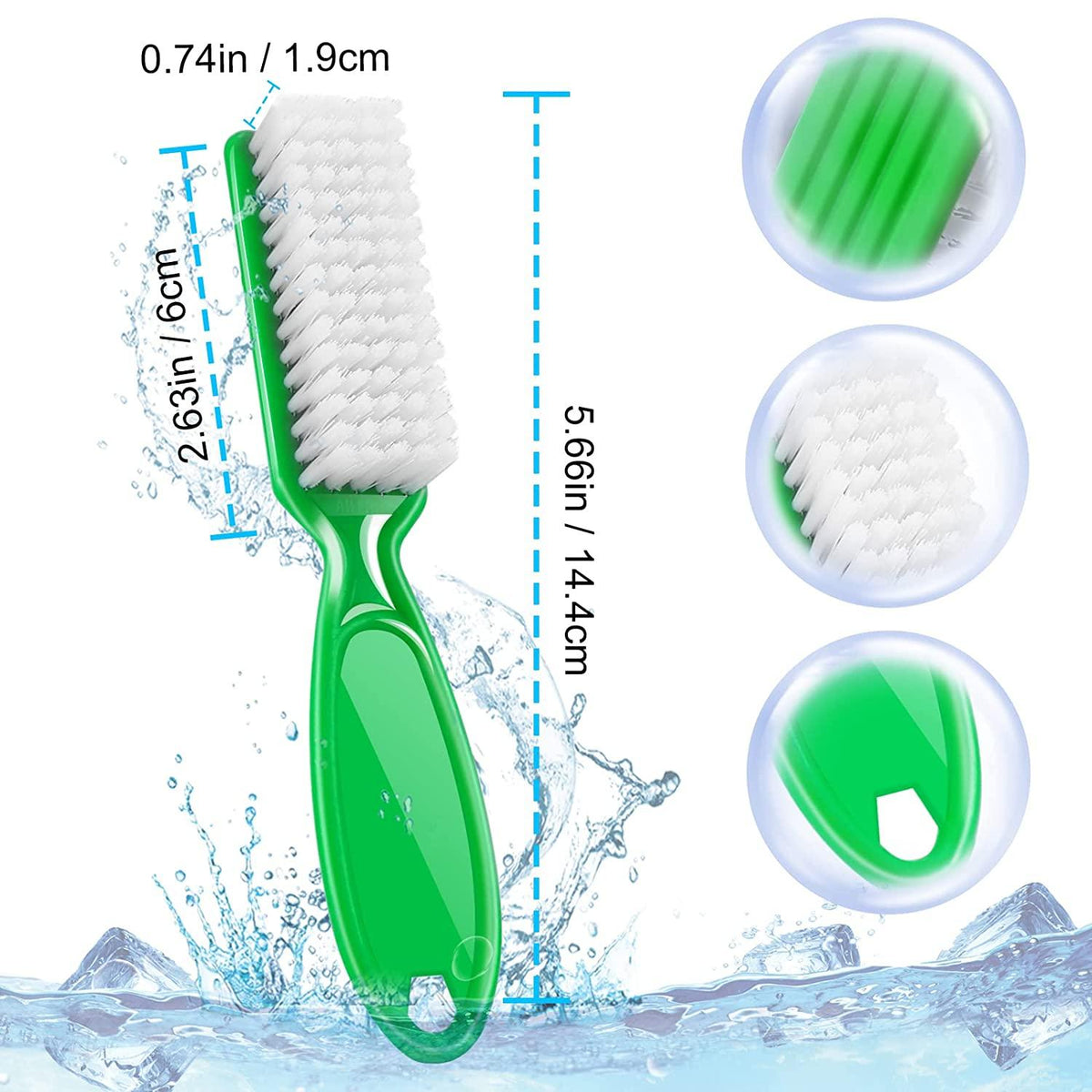 Random Color Nail Brush (3 PCS)