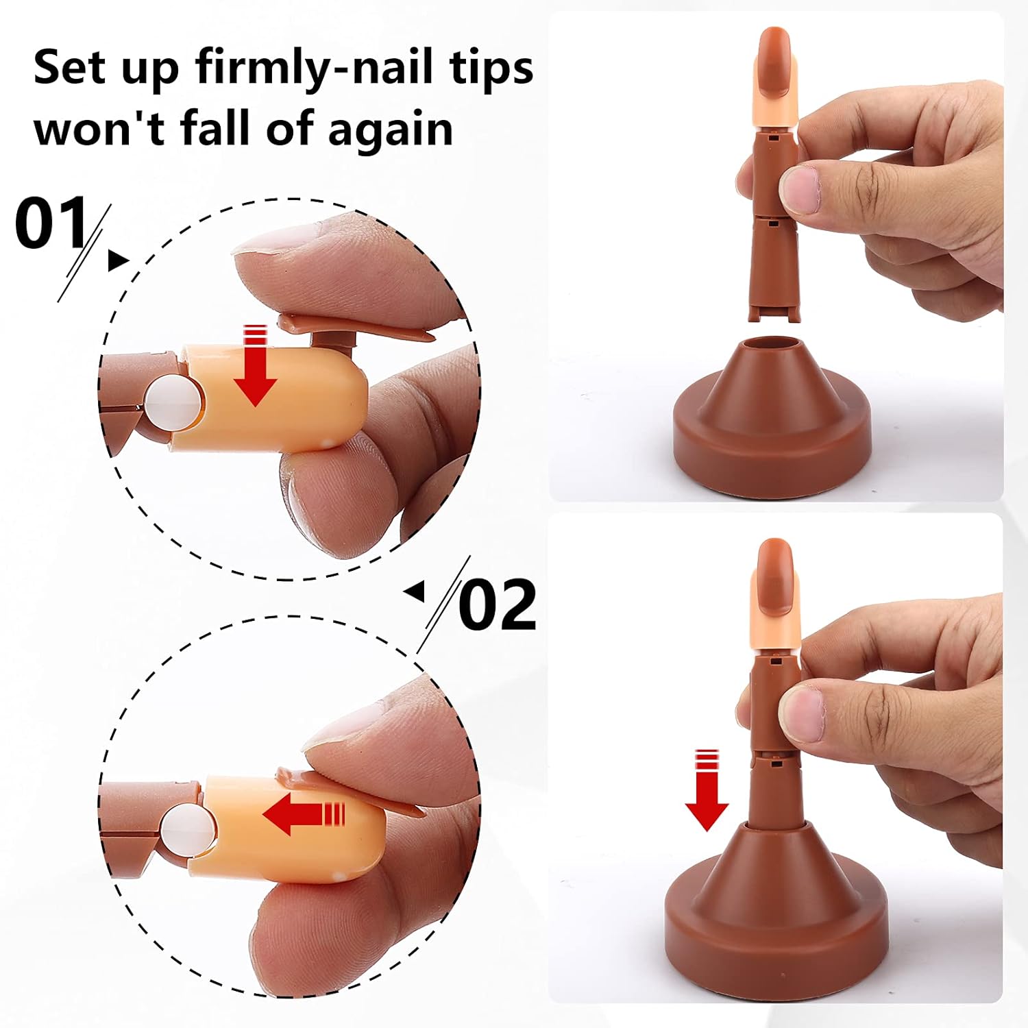 Nail Practice Fingers for Acrylic Nails