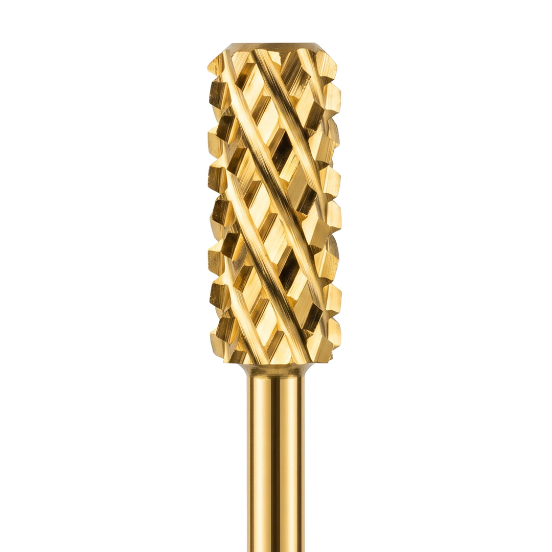 Small Barrel Dome Top Gold Nail Drill Bit 3/32"