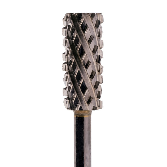 Small Barrel Flat Top DLC Black Nail Drill Bit 3/32"