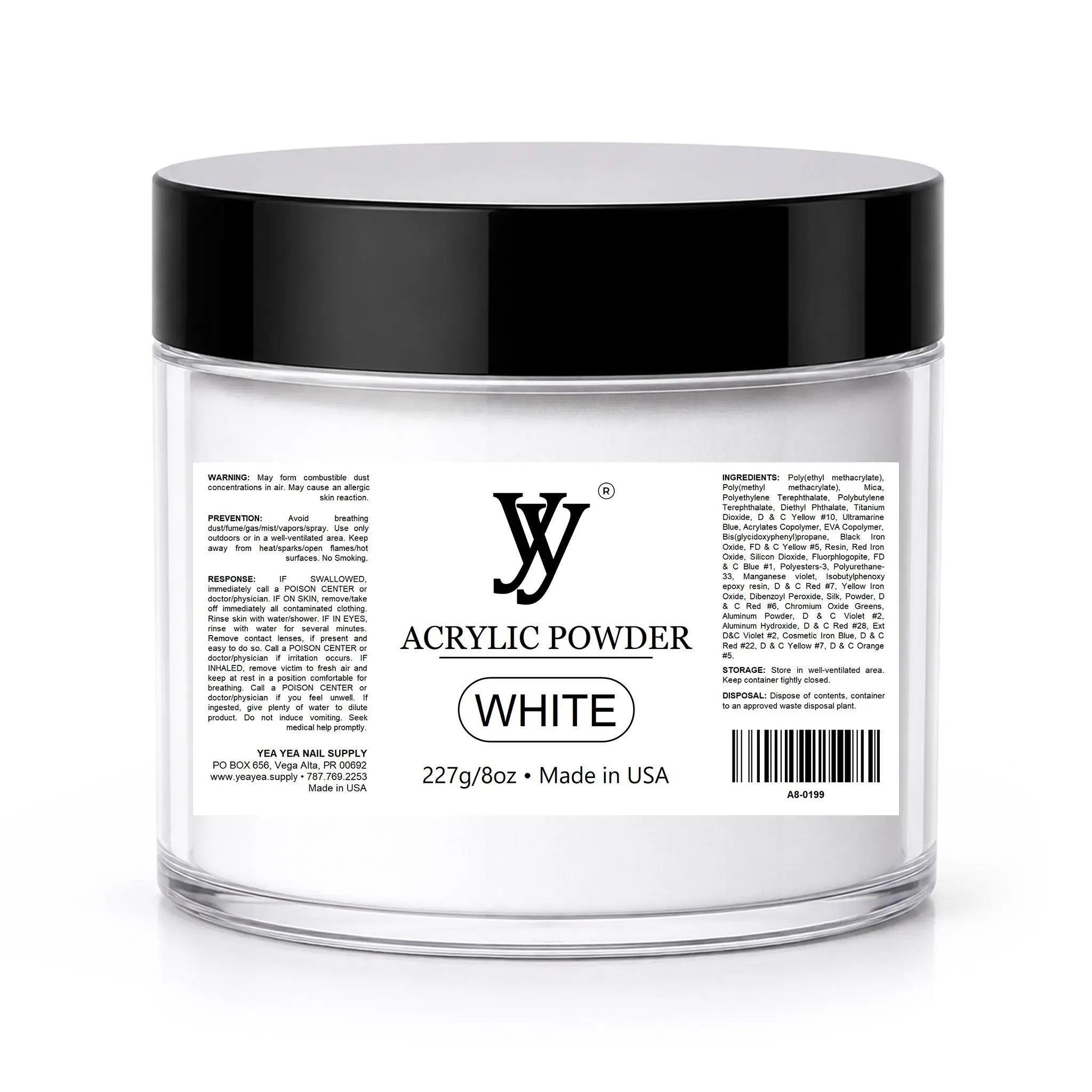 Y&Y Acrylic Nail Powder White