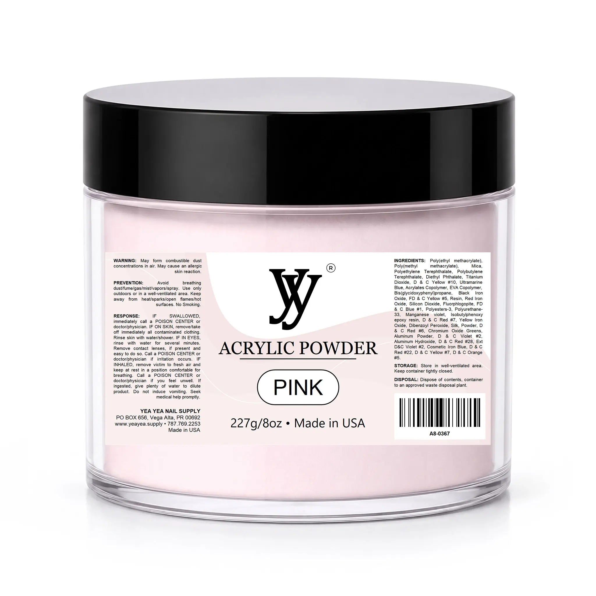 Y&Y Acrylic Nail Powder Pink