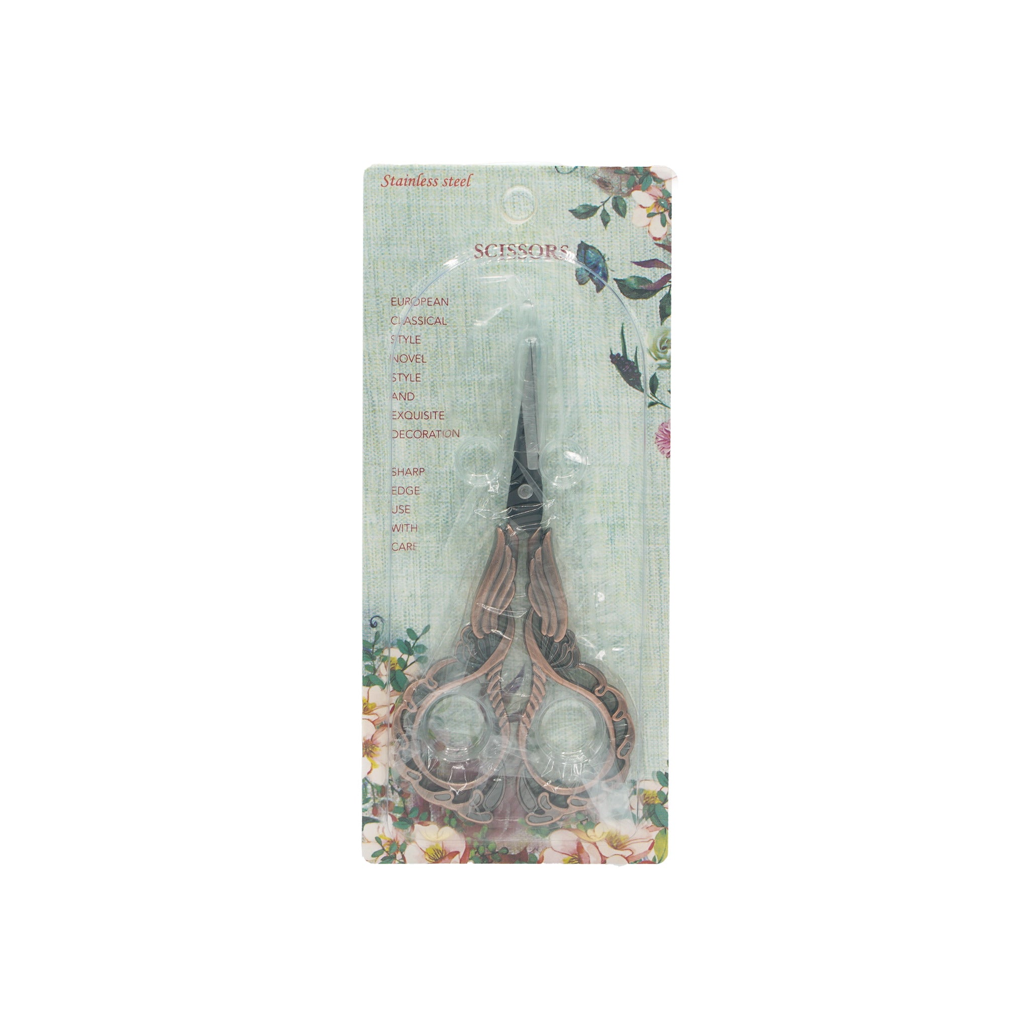 Retro Stainless Steel Nail Scissors Multi-Function Manicure Tool