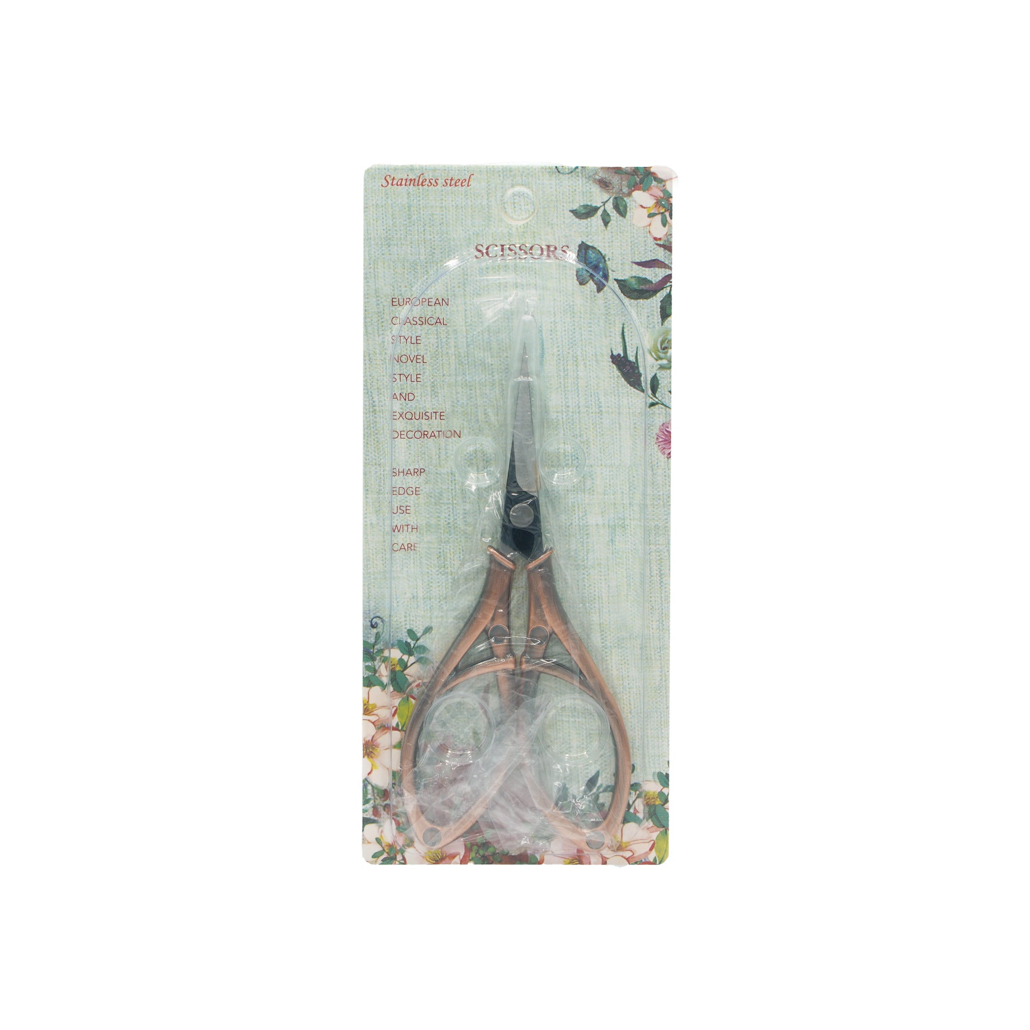 Retro Stainless Steel Nail Scissors Multi-Function Manicure Tool