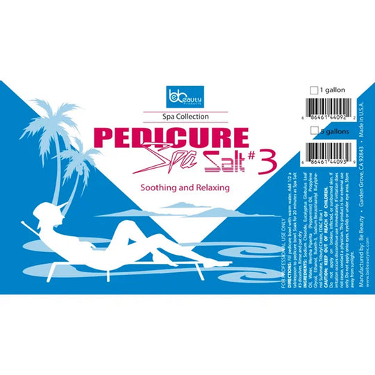 Be Beauty Pedicure Spa Salt #3 (1 Gallon)