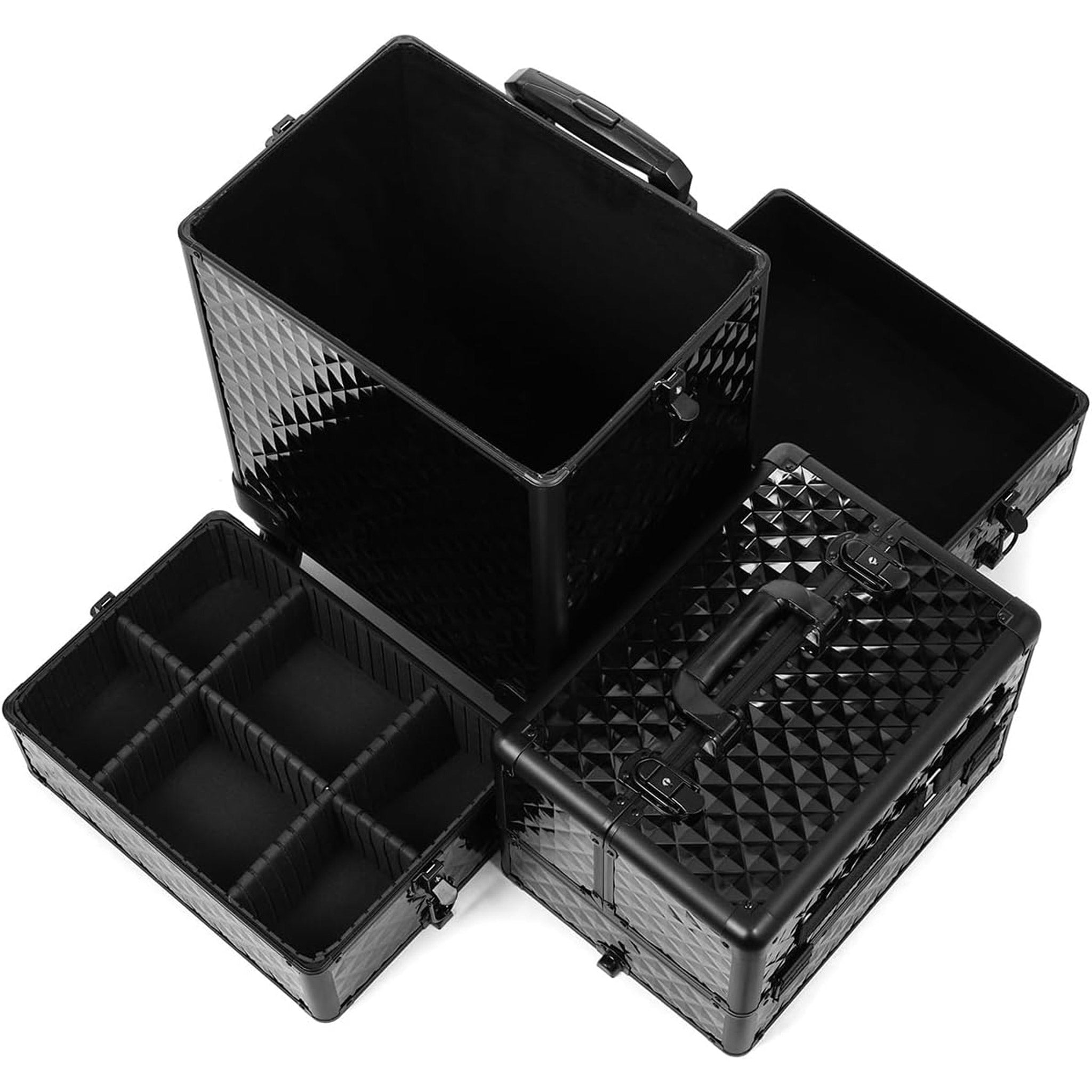 Rolling 4-in-1 Portable Nail Tech Travel Case