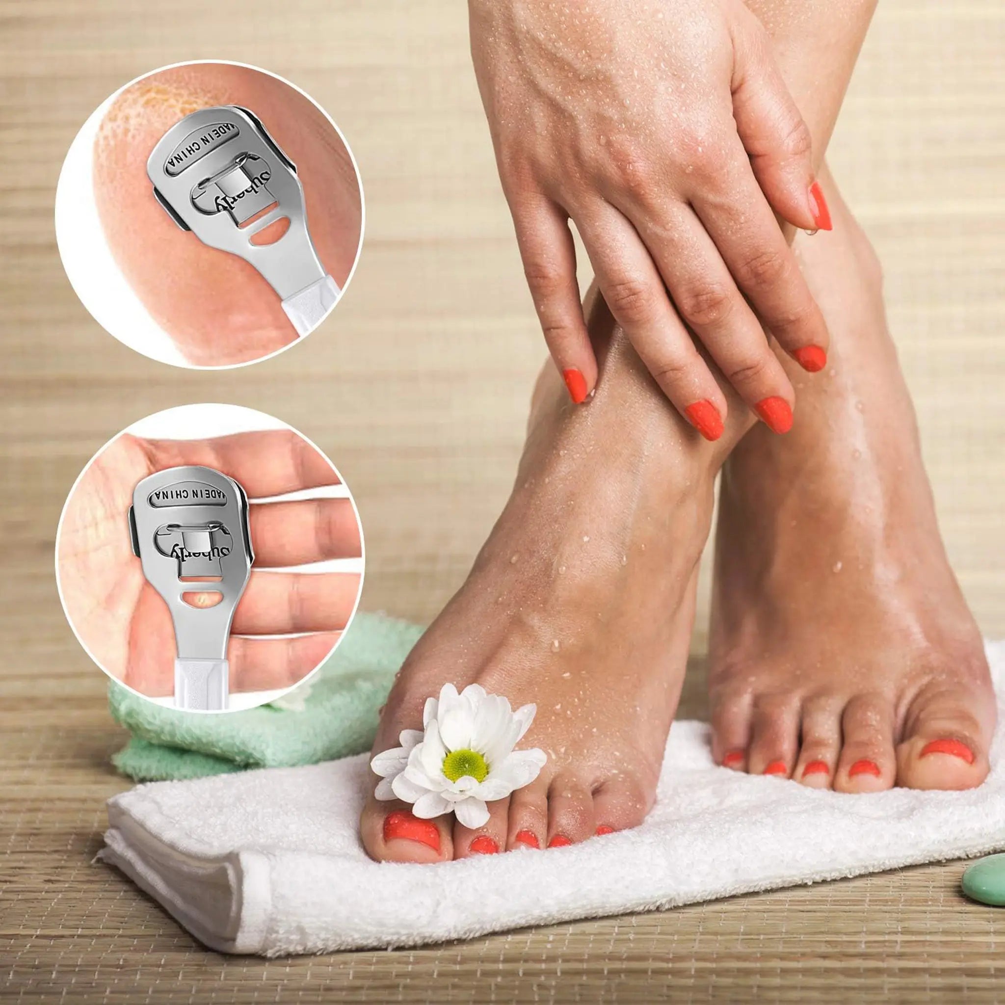 Stainless Steel Callus Shaver with Replaceable Blade