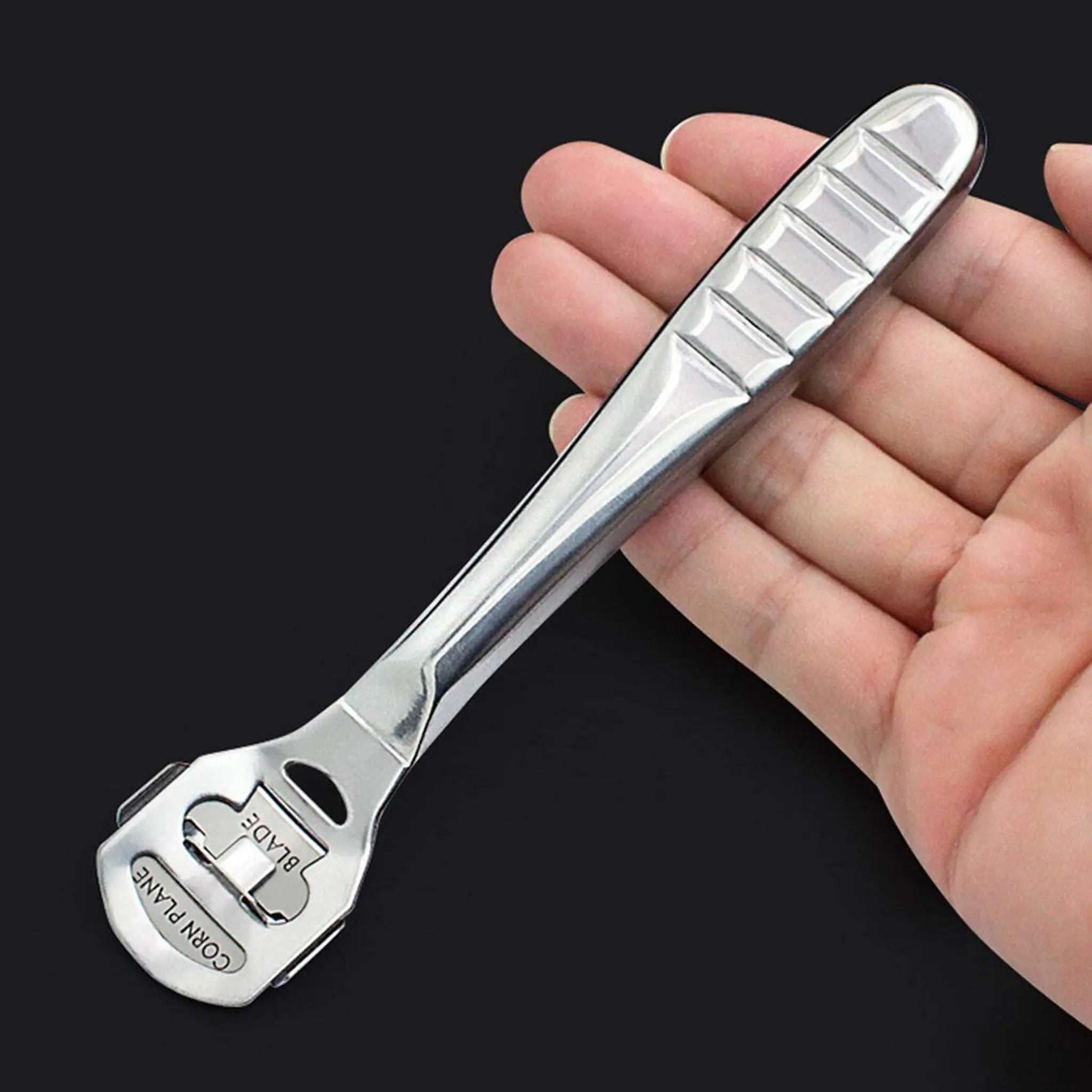 Stainless Steel Callus Shaver with Replaceable Blade