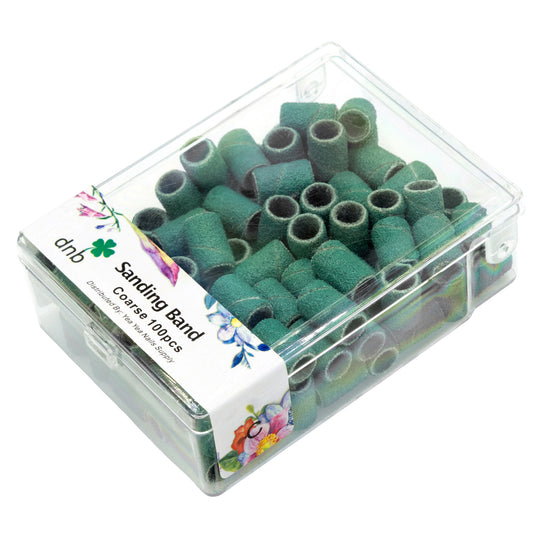 DNB Manicure Sanding Bands Green (100PCS)