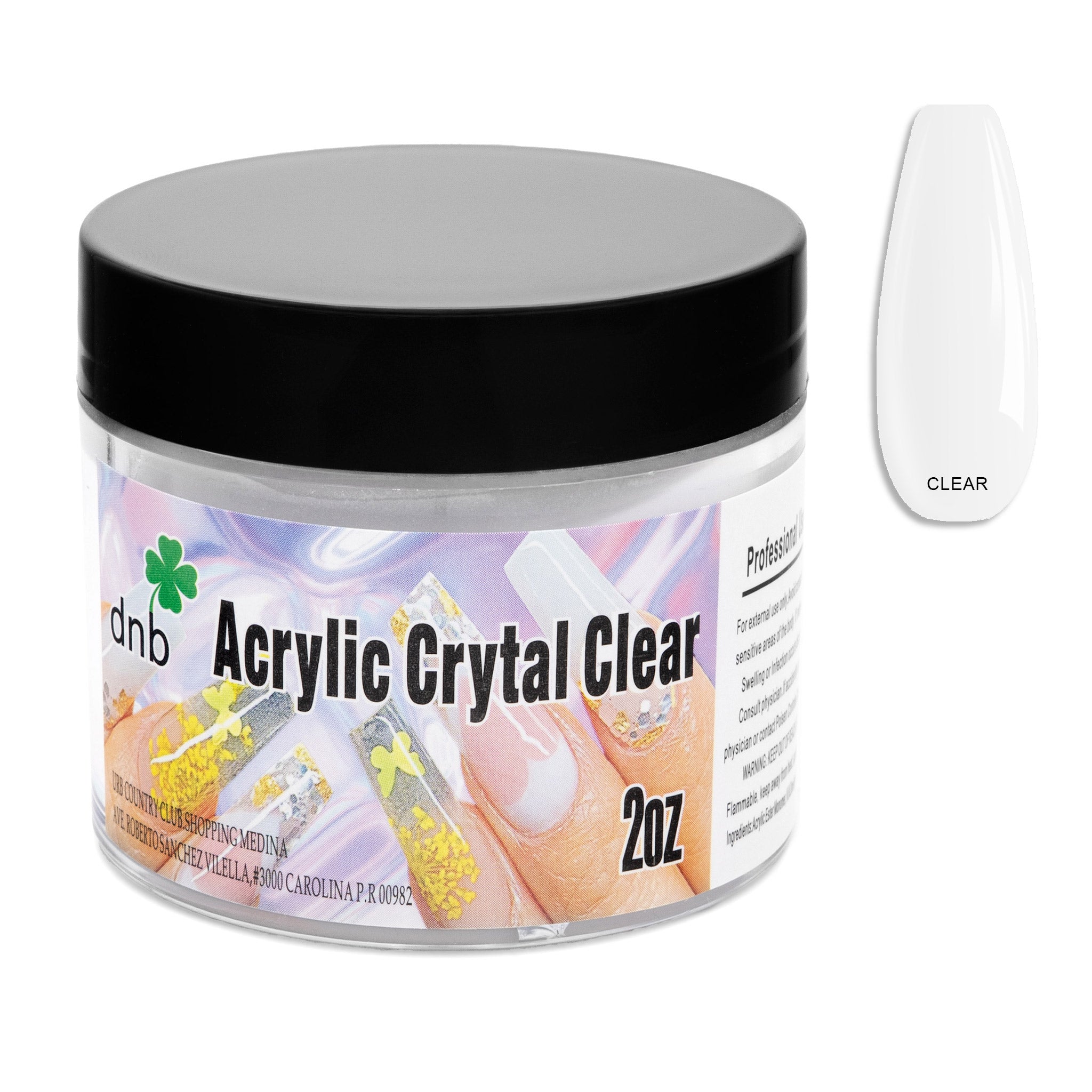 Acrylic Nail Powder Crystal Clear