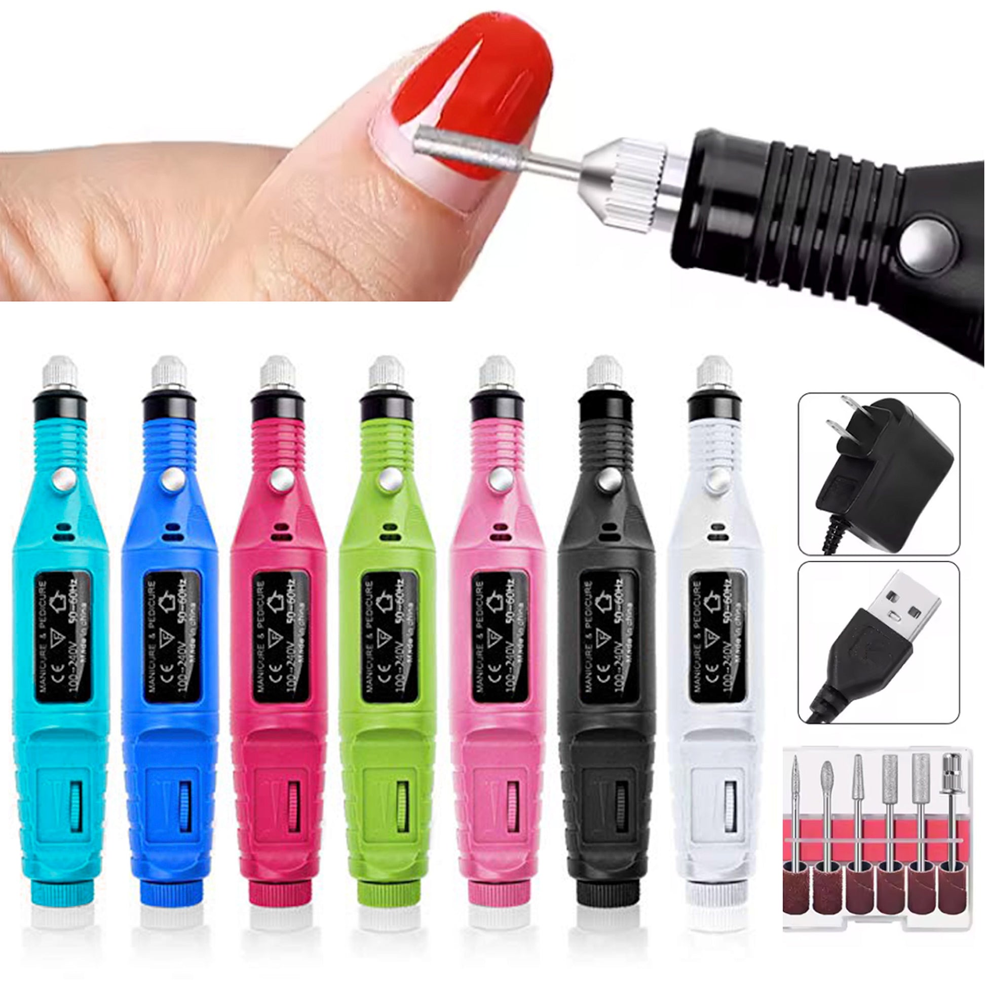 Portable Electric Nail Drill Set
