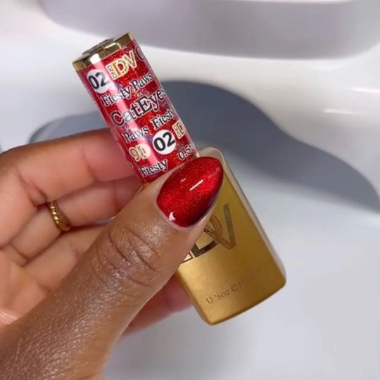 DIVA 9D Cat Eye Glassball #02 – Fiesty Paws