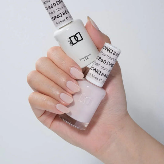 DND Sheer #860 ¿Es blanca? ¿Es rosa?