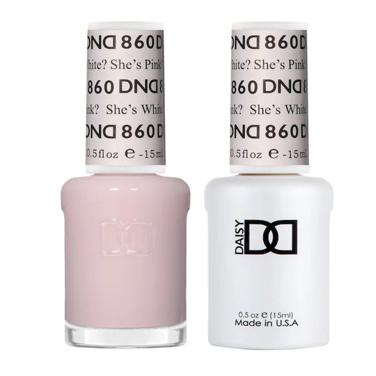 DND Sheer #860 ¿Es blanca? ¿Es rosa?