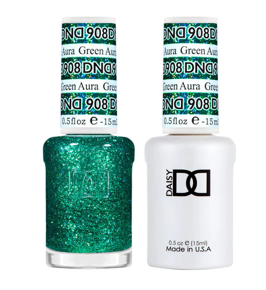 DND Super Glitter #908 Green Aura