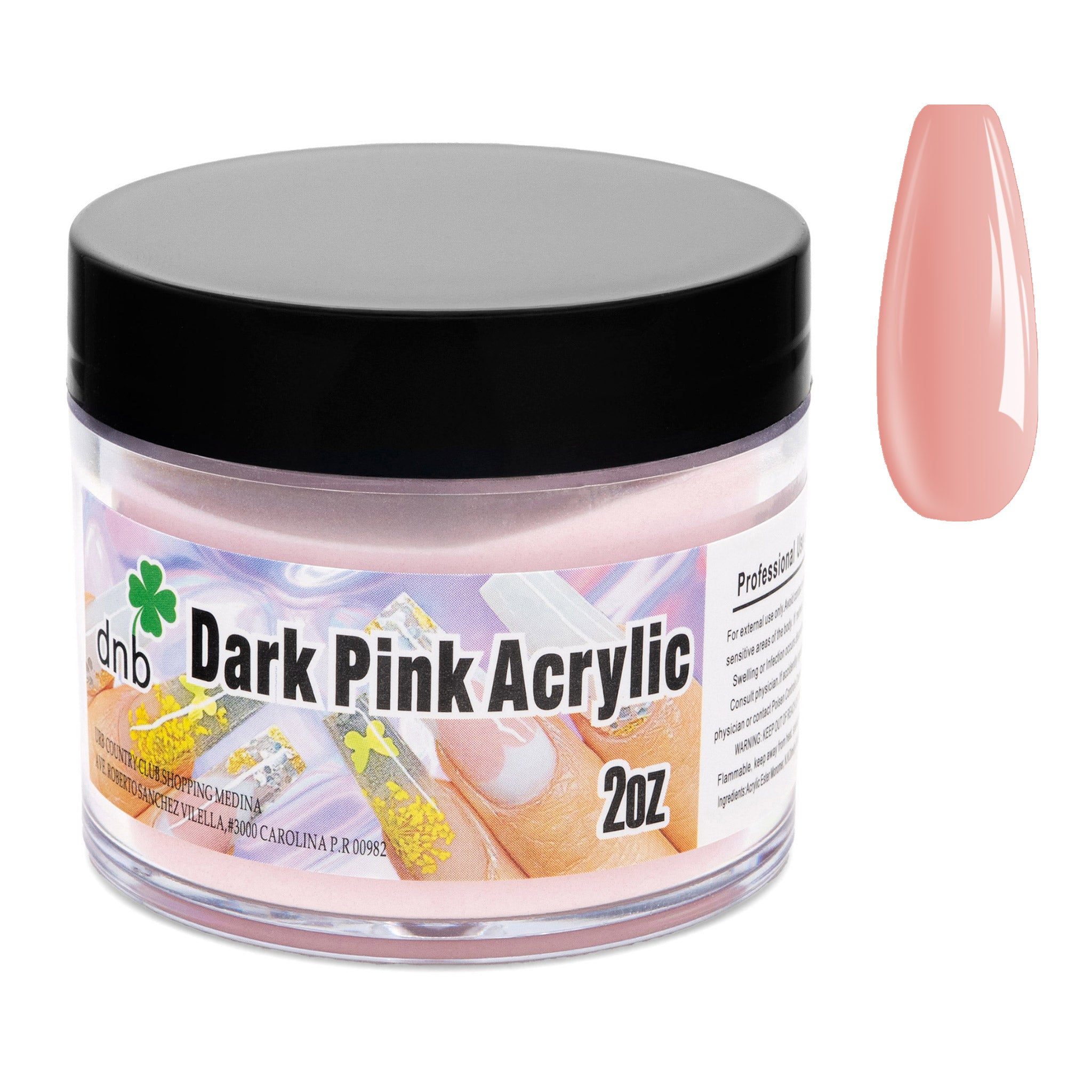 Acrylic Nail Powder Dark Pink