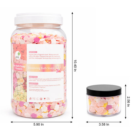 Dry Bath Soap Flowers Dissolving Bath Petals for Manicure & Pedicure