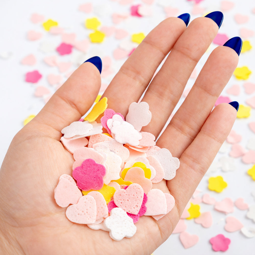 Dry Bath Soap Flowers Dissolving Bath Petals for Manicure & Pedicure