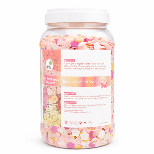Dry Bath Soap Flowers Dissolving Bath Petals for Manicure & Pedicure