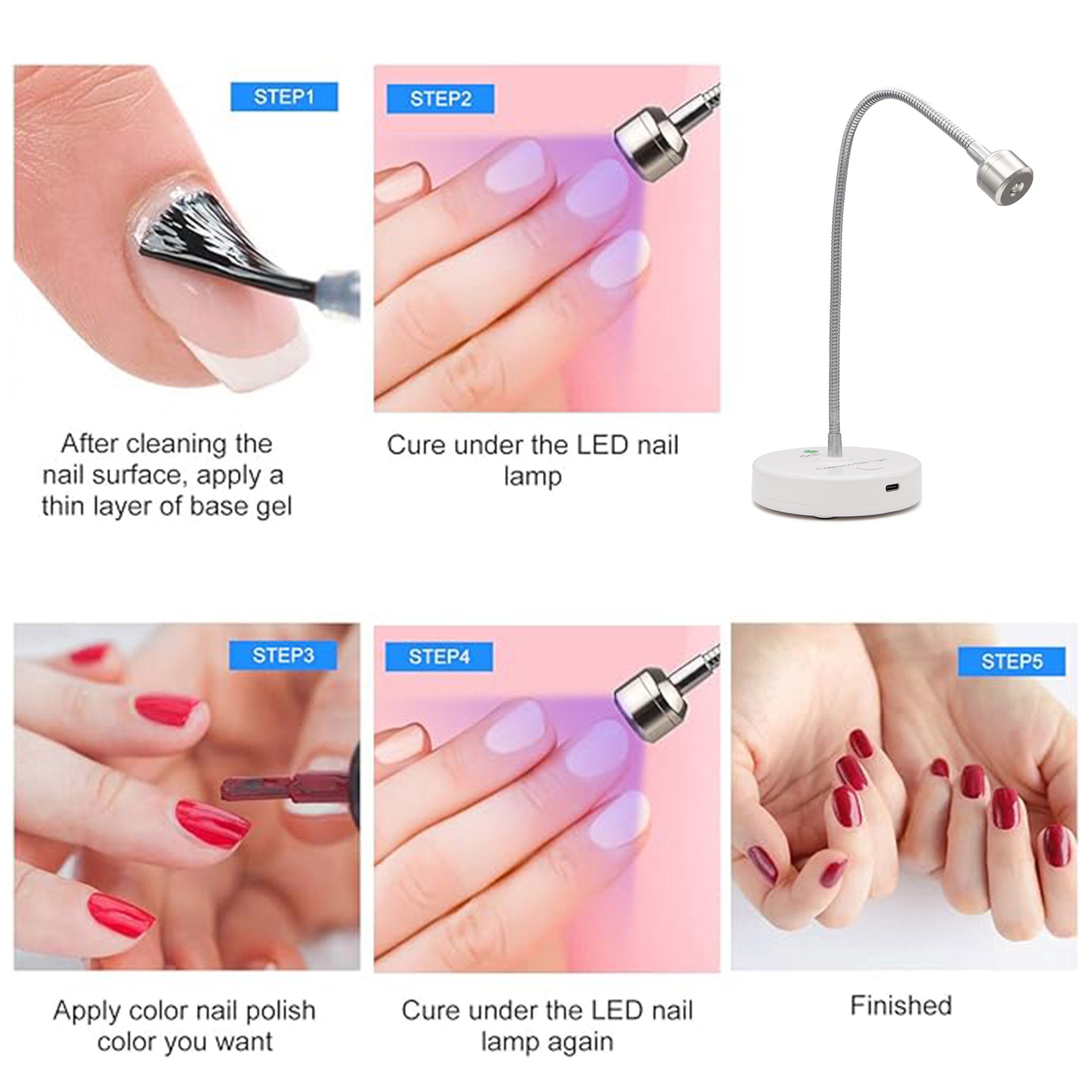 DNB Mini UV LED Extension Nail Lamp
