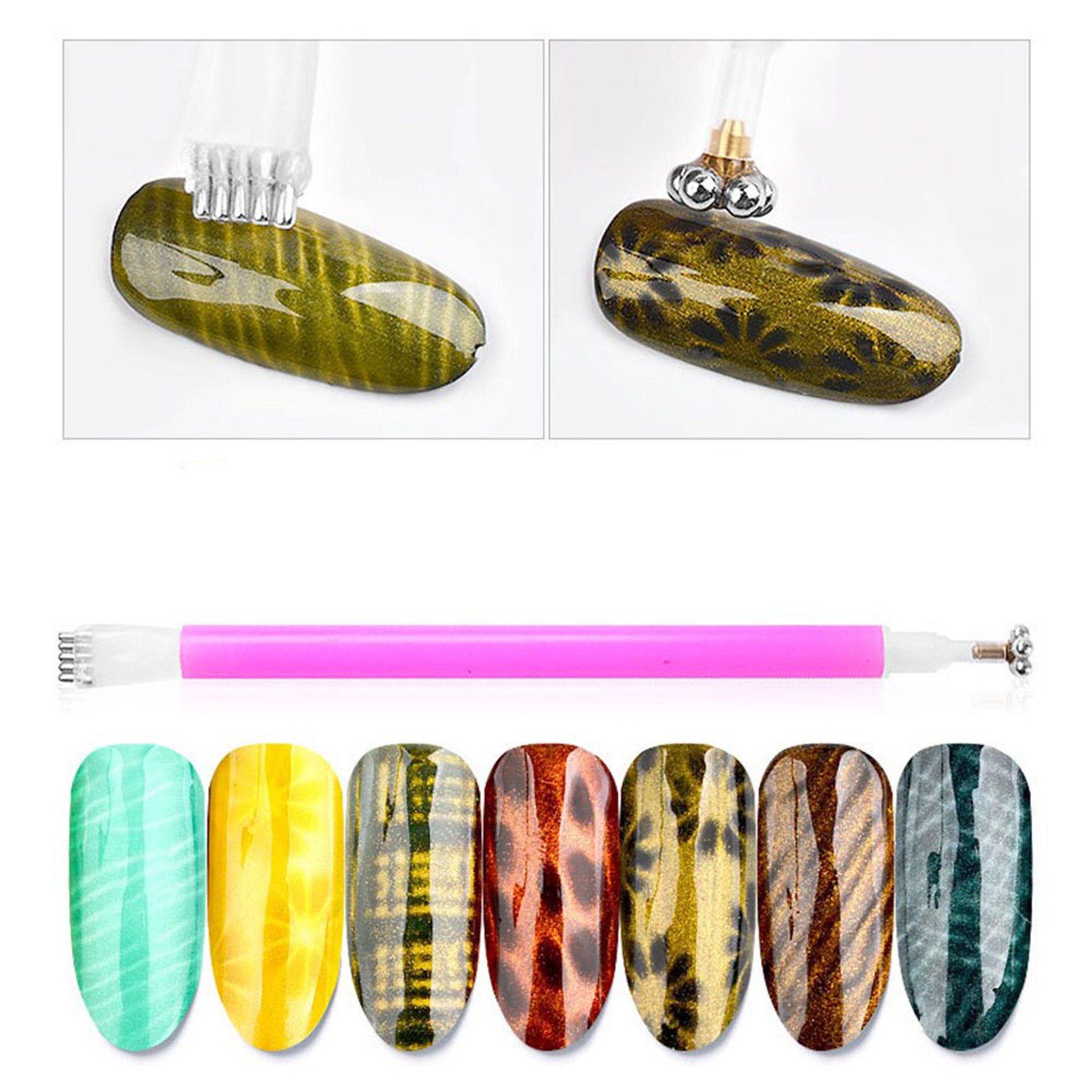DNB Flower Nail Art Magnet Pen