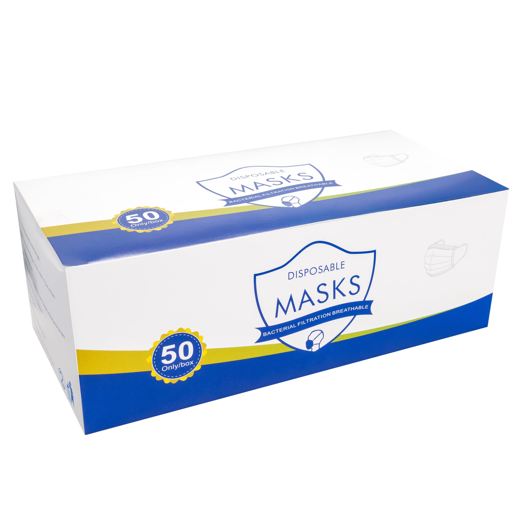 Disposable Face Masks (Pack of 50)
