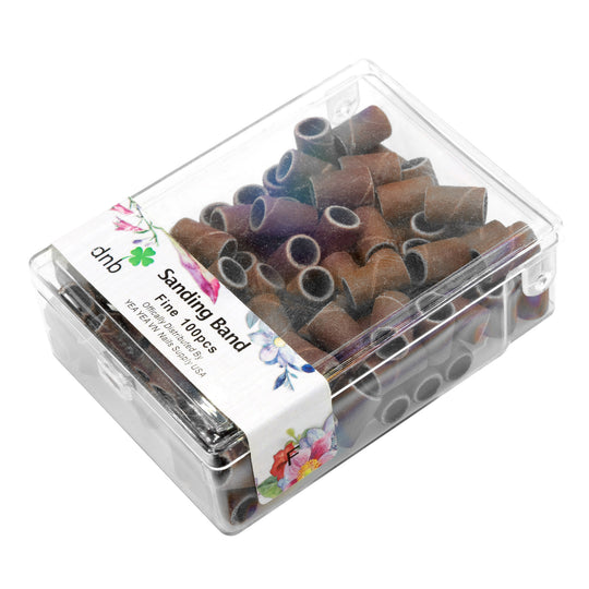 DNB Manicure Sanding Bands Brown (100PCS)