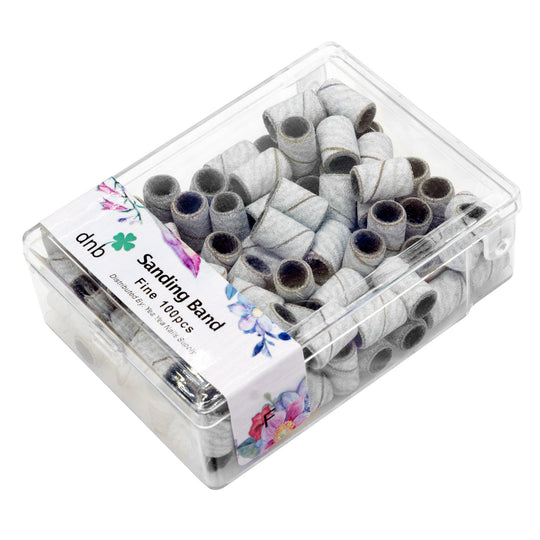 DNB Manicure Sanding Bands White (100PCS)