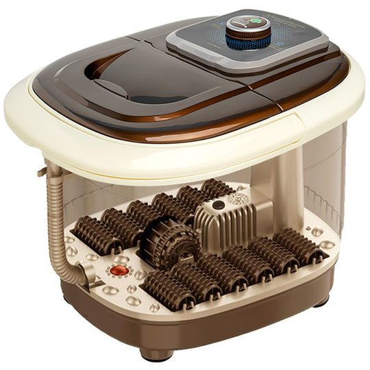 DNB 12-Roller Electric Foot Spa Massager with Bubble Function