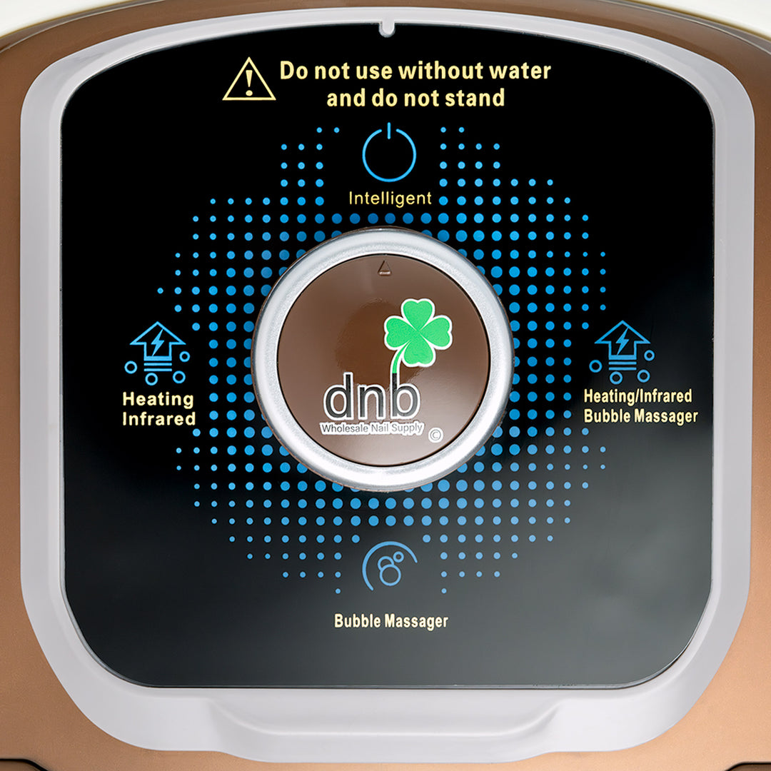 DNB 12-Roller Electric Foot Spa Massager with Bubble Function