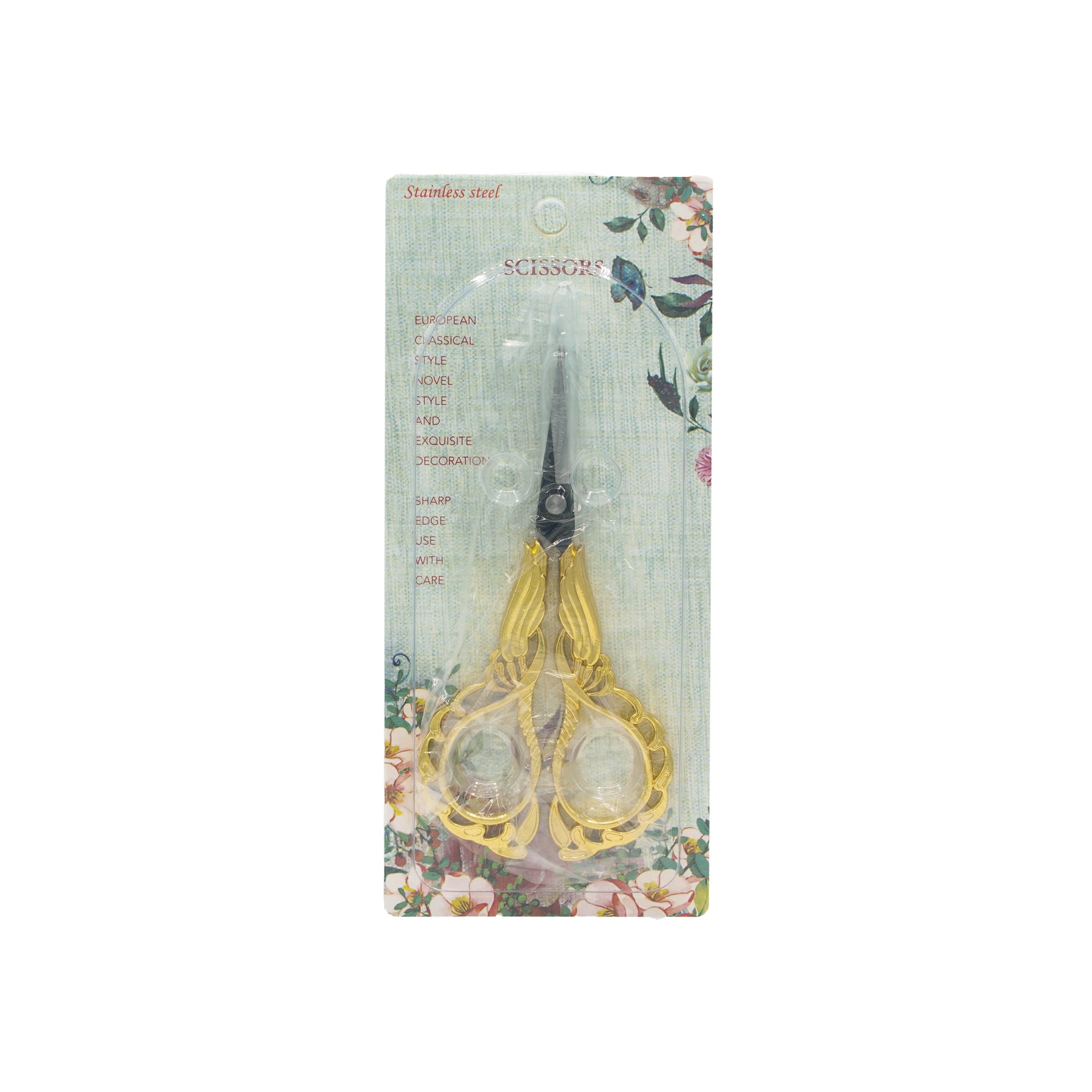 Retro Stainless Steel Nail Scissors Multi-Function Manicure Tool