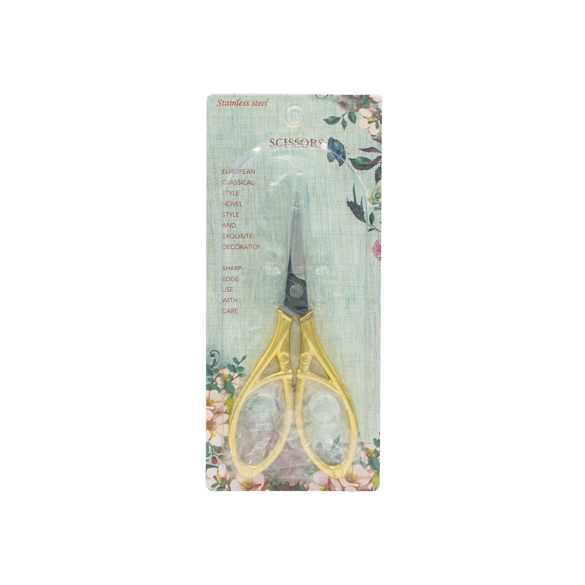 Retro Stainless Steel Nail Scissors Multi-Function Manicure Tool