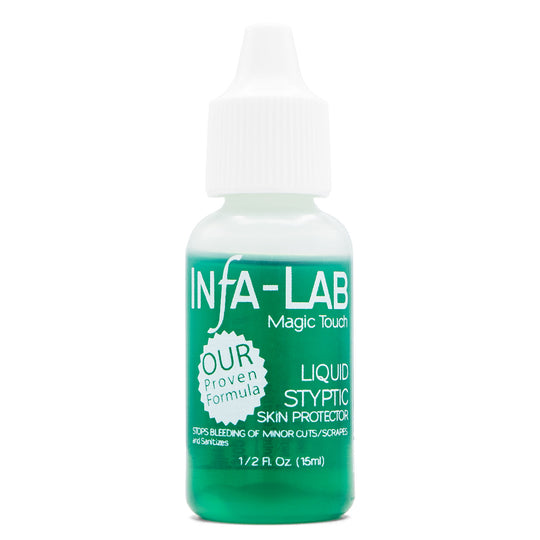 Infa-Lab MAGIC TOUCH Liquid Styptic Nails Stop Bleeding 0.5 Oz