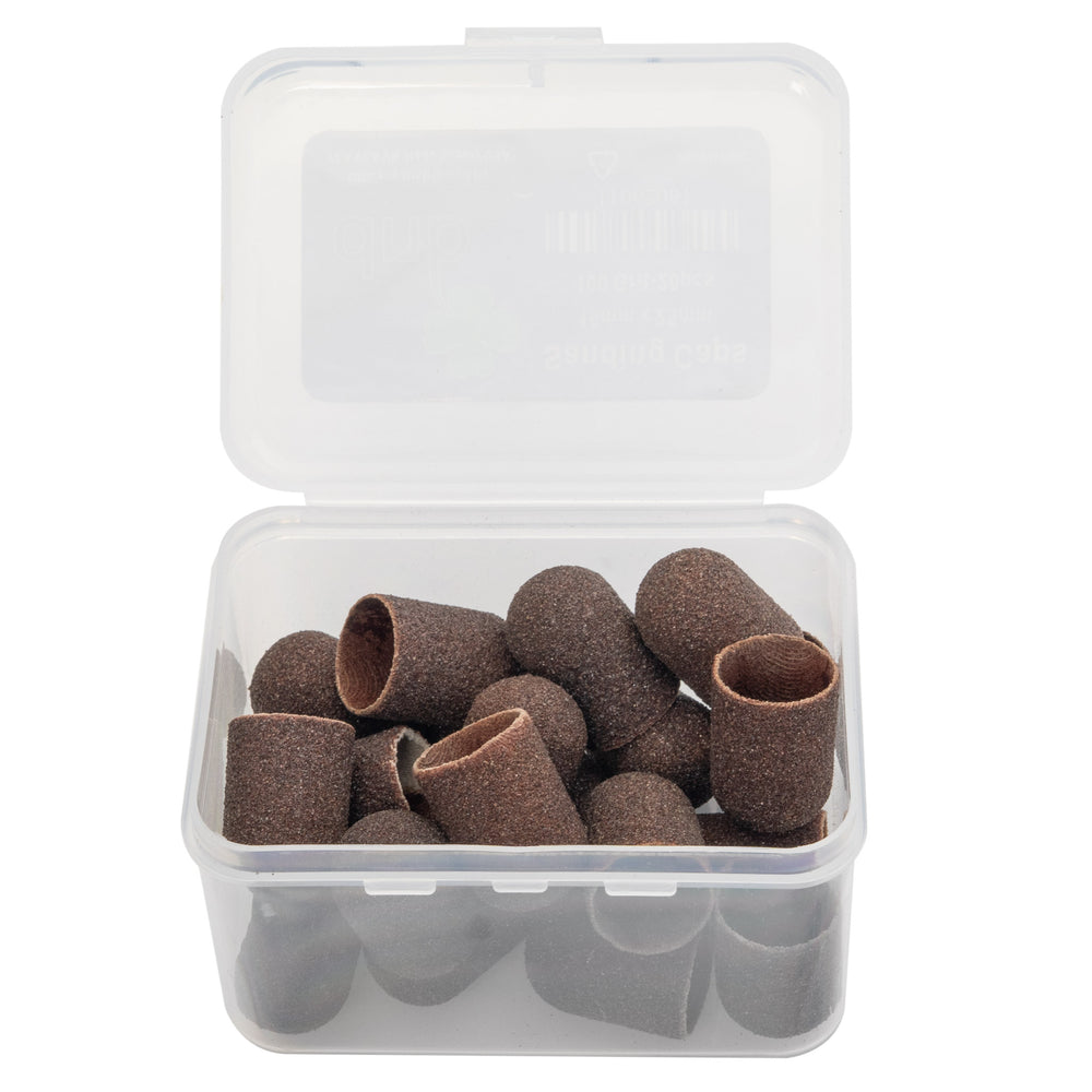 DNB Sanding Caps Rounded Barrel #100 Grit (20PCS)