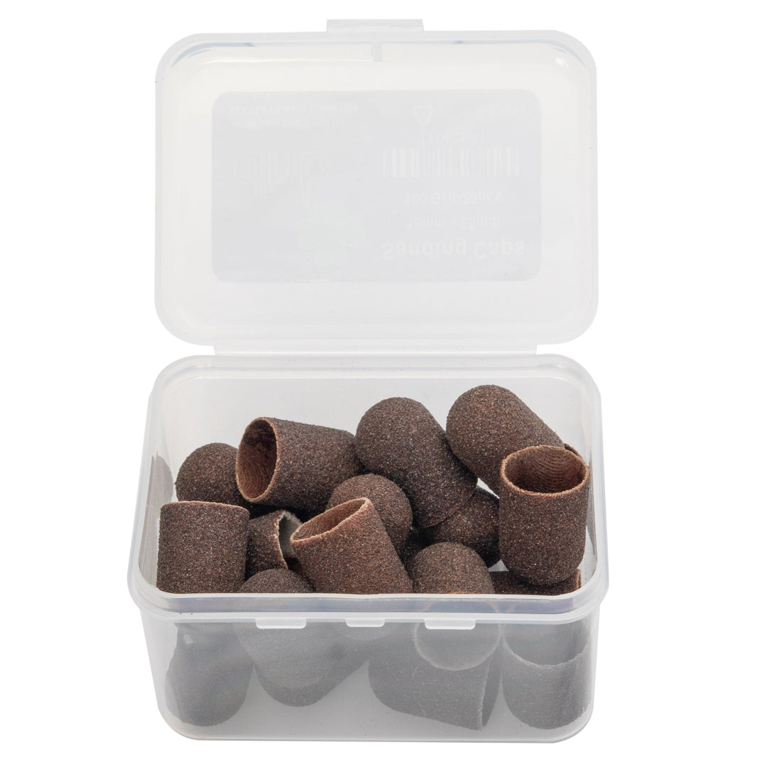 DNB Sanding Caps Rounded Barrel #100 Grit (20PCS)