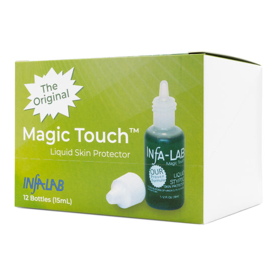 Infa-Lab MAGIC TOUCH Liquid Styptic Nails Stop Bleeding 0.5 Oz