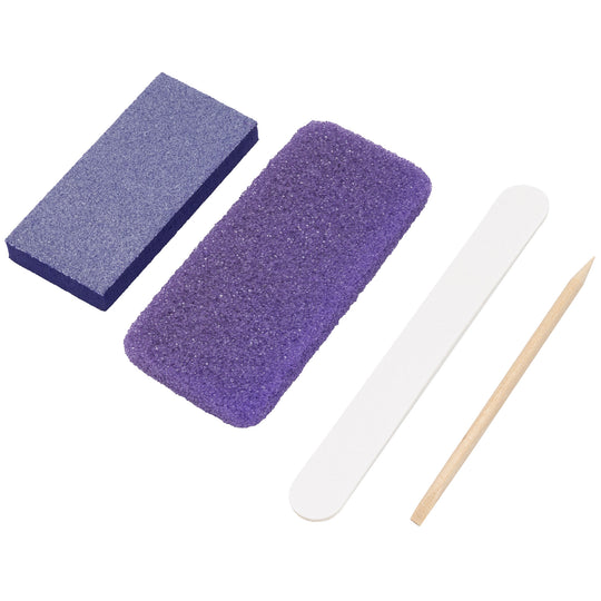 Disposable 4-Piece Pedicure Kit (Purple)