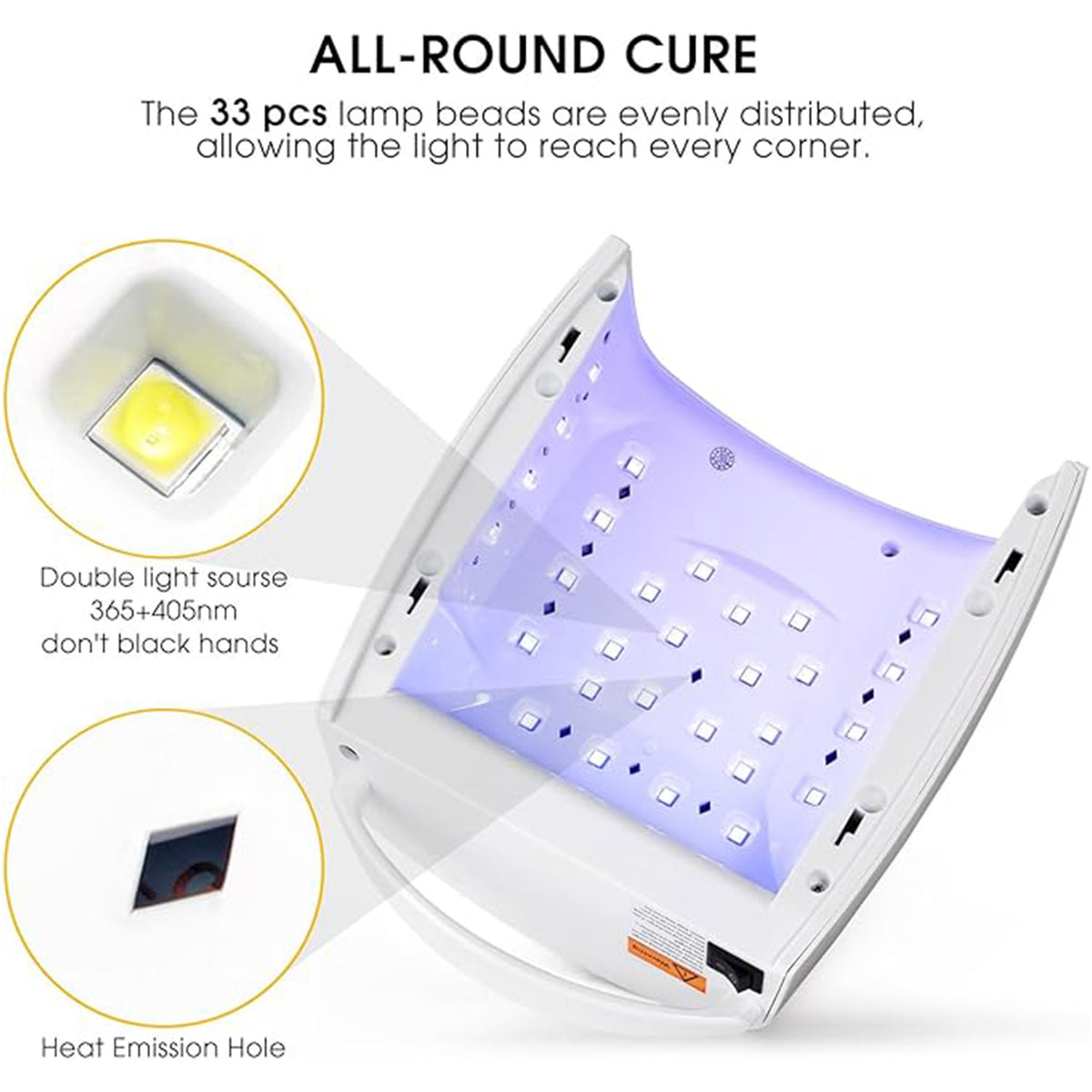 48W Cordless Nail Lamp with Auto Sensor