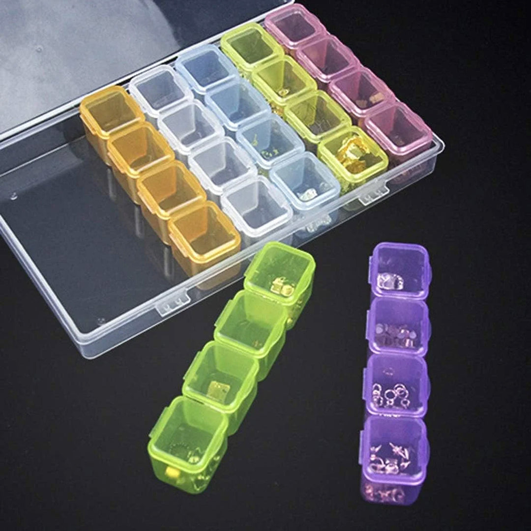 28 Grid Organizer for Rhinestones Beads