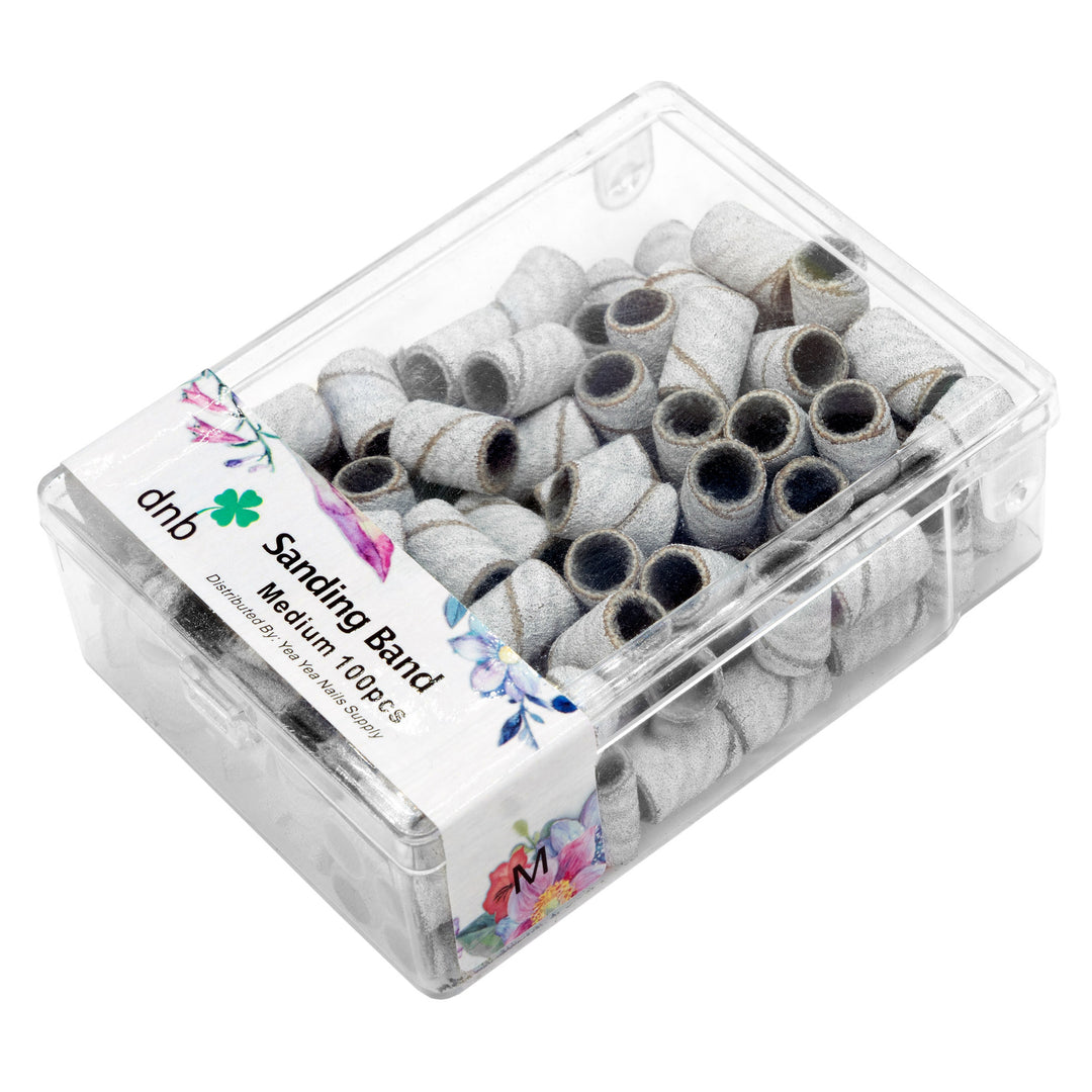 DNB Manicure Sanding Bands White (100PCS)