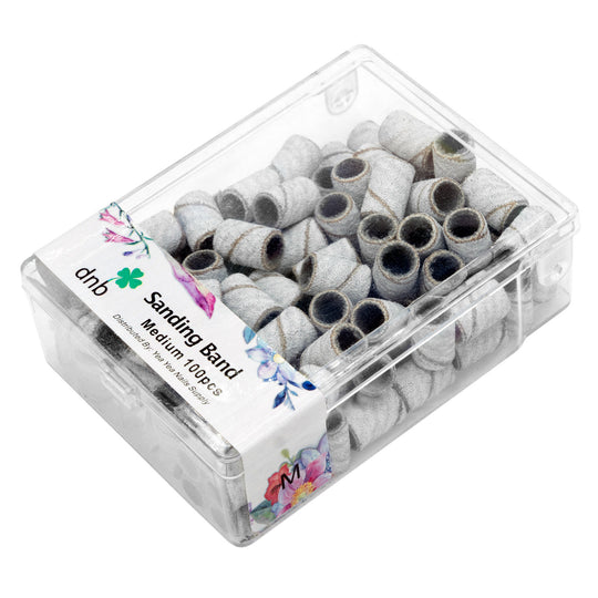 DNB Manicure Sanding Bands White (100PCS)