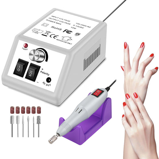 Nail Drill Machine Set for Manicure & Pedicure