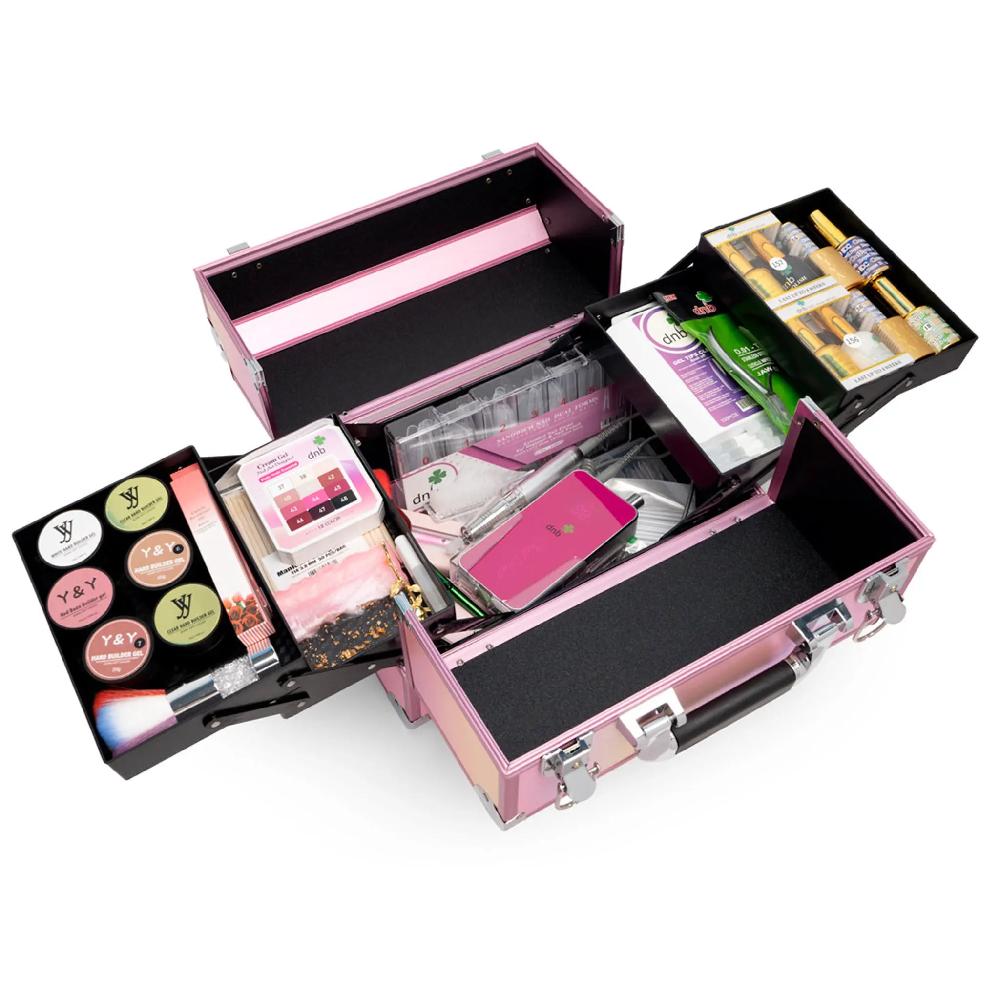 Portable Cosmetic & Nail Polish Organizer Case