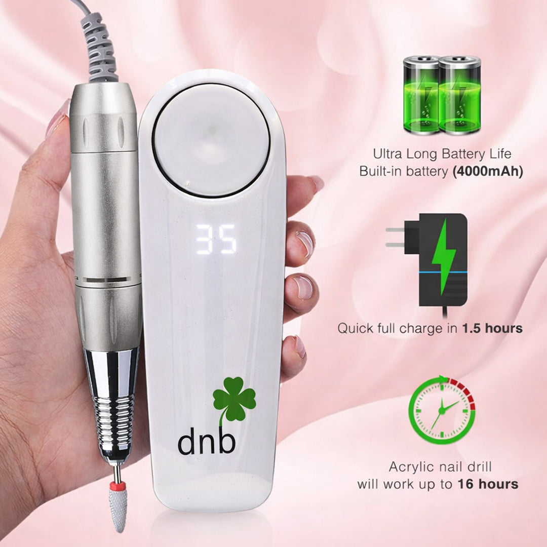 DNB Nail Drill P10 35000 RPM Portable Wireless