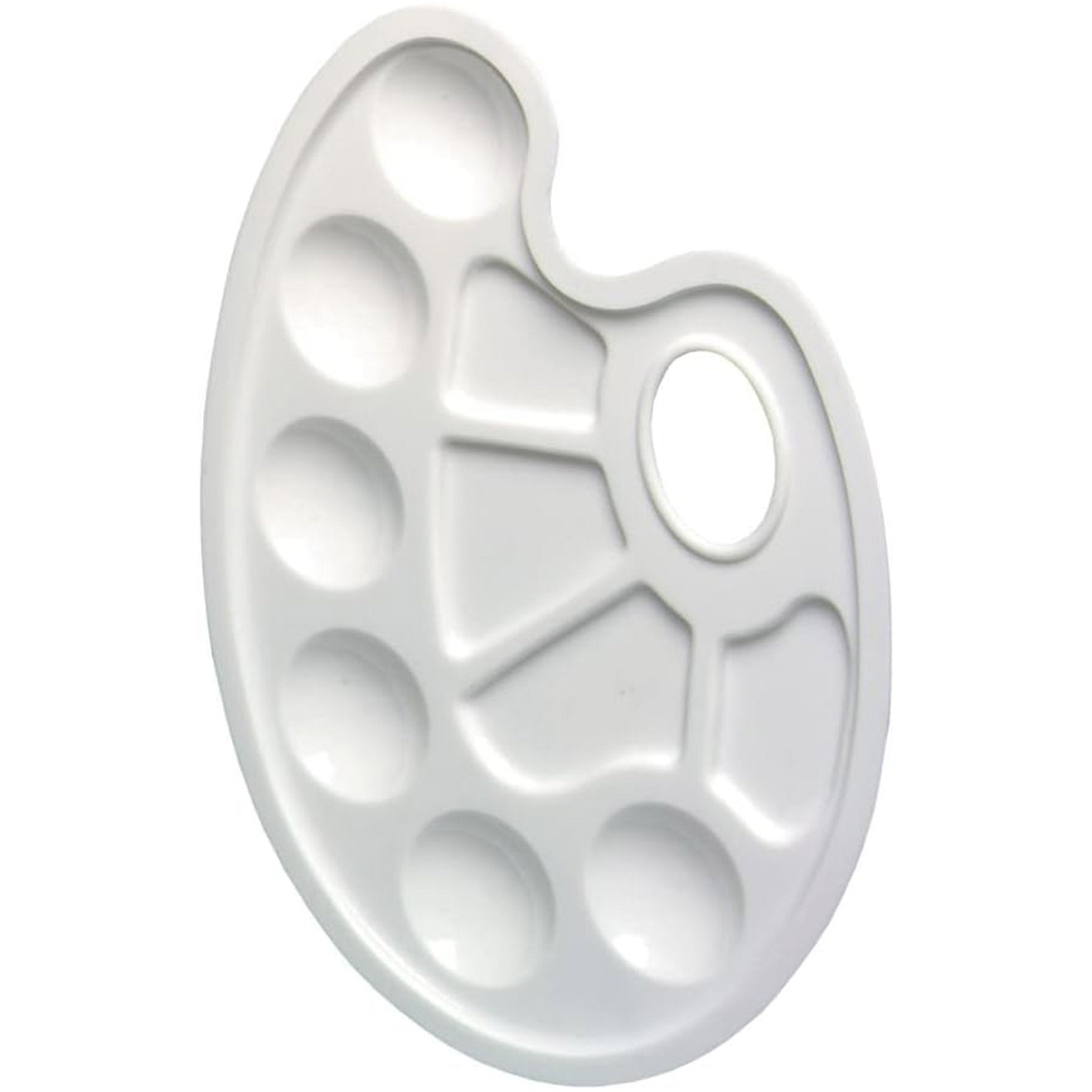 Plastic Mixing Palette with Grip Hole