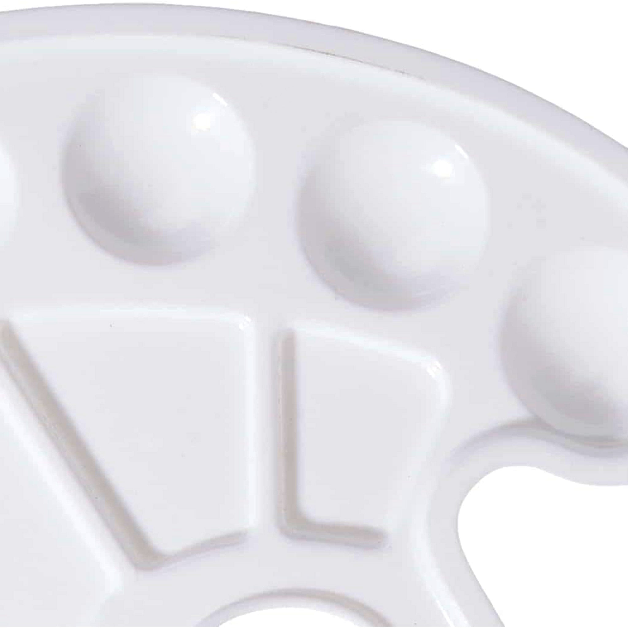 Plastic Mixing Palette with Grip Hole